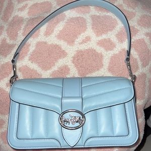 Baby blue coach bag